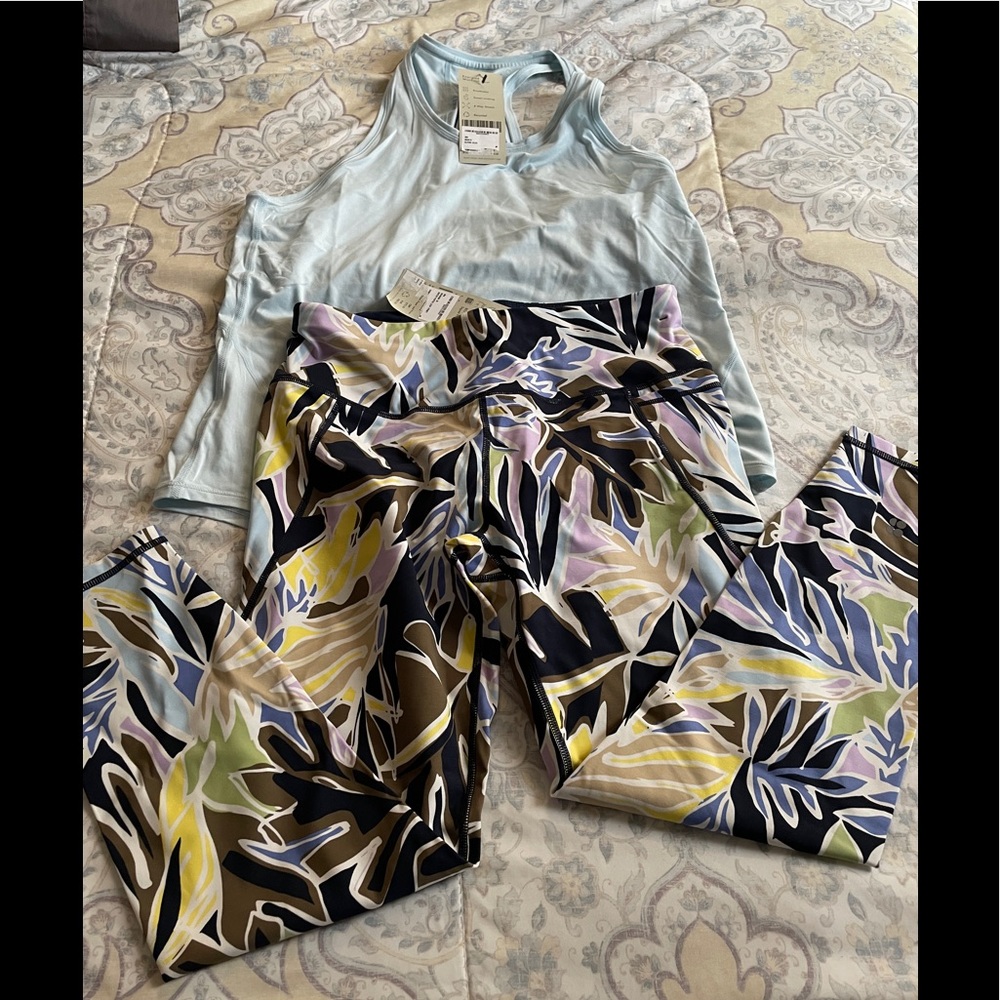 NWT Sweaty Betty energise tank and power leggings